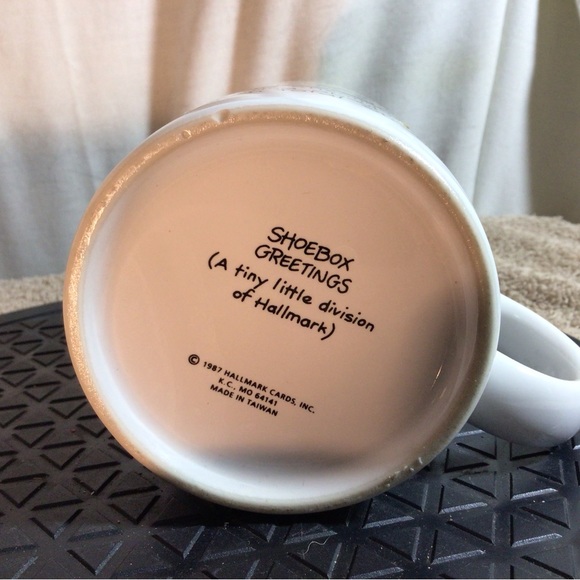 Vtg 1987 Shoe Box Greeting THANK HEAVEN FOR FRIENDS Ceramic Coffee/Tea Mug - Picture 8 of 9